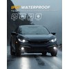4X4FLSTC New LED Fog Lights Assembly Compatible with Honda Sedan