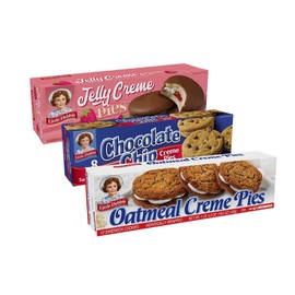 Little Debbie Creme Pie Variety Bundle - Chocolate Chip, Oatmeal, and Jelly - 2 Boxes Each of Creme Pie Favorites