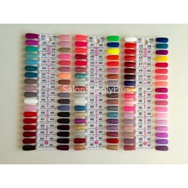 DAISY DND Daisy Duo Gel W/matching nail polish lacquer  PURPLE HEART - 415