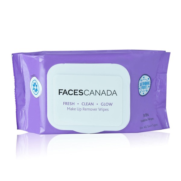 FACESCANADA Fresh Clean Glow Makeup Remover Wipes - 10N (Pack of 3) (30 N)