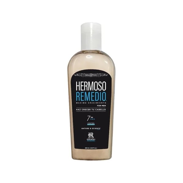 Shampoo Hermoso Remedio anticaida crecimiento acelerado reparador hidratante anticaspa para