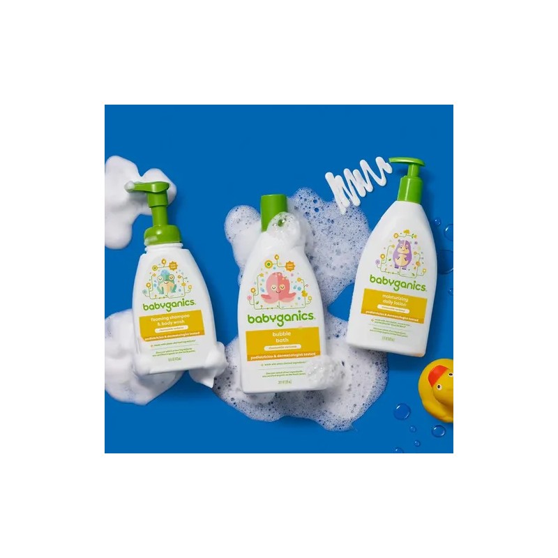 Babyganics Shampoo Y Gel De Baño 2 En 1 Manzanilla