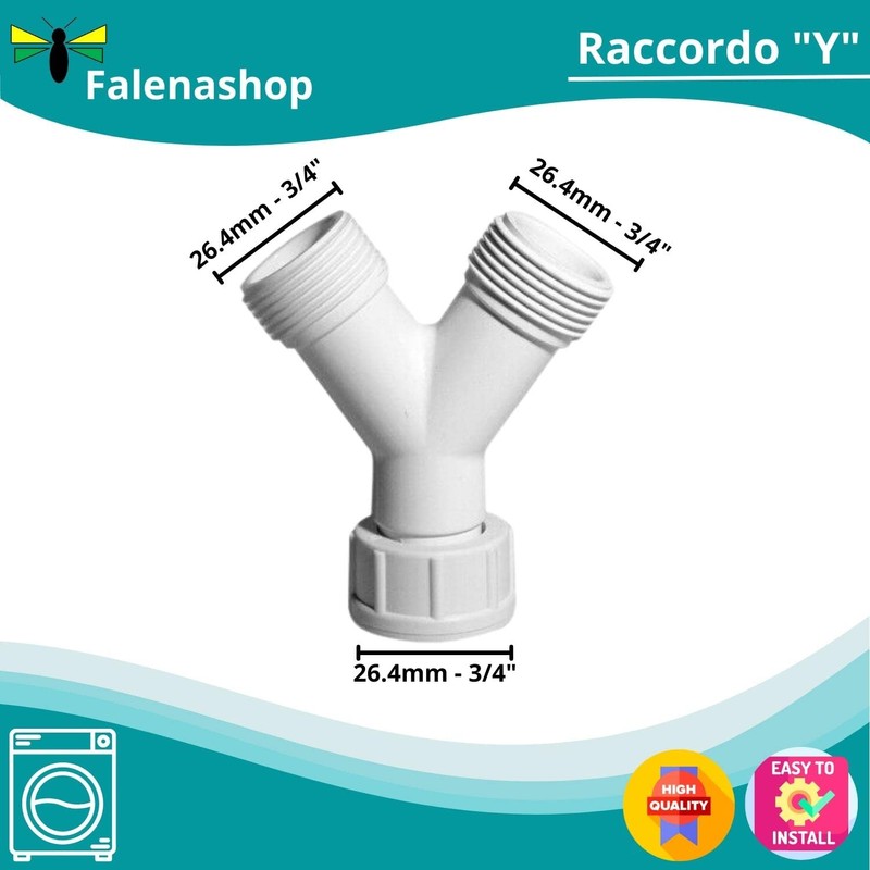 Parpyon® Washing Machine Drain Hose Dishwasher Siphon Drain Fitting Double