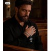 VIVDECIced Out Cross Necklace for Men, Full 5A Zircon Max