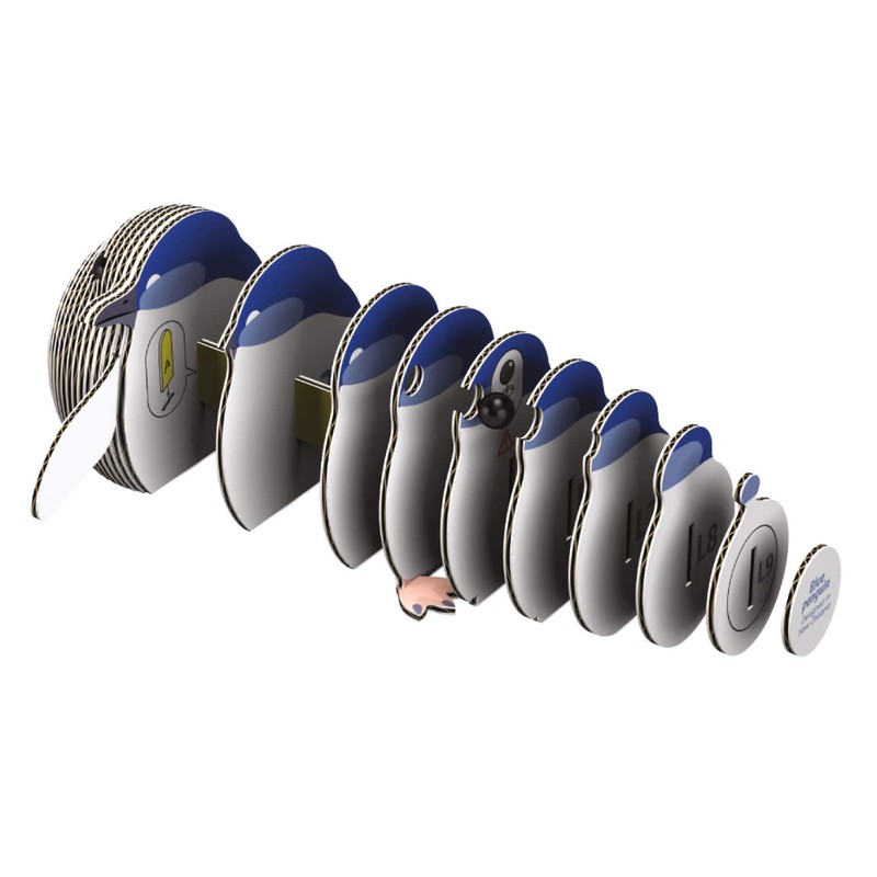 EUGY D5005 Penguin 3D Craft Kit,45 x 85 x 90