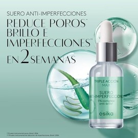 sika - Srum Facial Antiedad Triple Accin Max 28 ml, Suero Anti-imperfecciones, Reduce Arrugas, Reafirma e Hidrata la Piel, Piel Ms Firme, con Colgeno 
