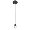 30" Shower Curtain Rod Ceiling Support (Oil Rubbed Bronze)