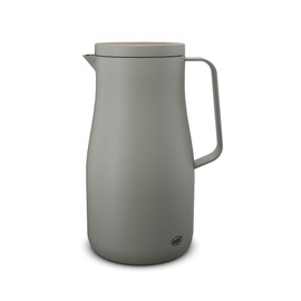 alfi STUDIO TEA Matcha Green Insulated Flask, 1.0 L, Double-Walled Stainless Steel, Keeps Warm for 12 Hours, Cold for 24 Hours, Screw Cap, Large Opening, Thermos Flask, BPA-Free