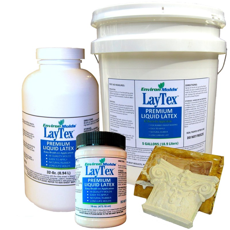 EnvironMolds LayTex Liquid Latex Mold Making Rubber, 32-oz. - Quality,