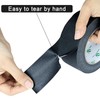 BOMEI PACK 4 Pack Black Painters Tape, 2inch x 30yds,