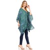 Sakkas Adalwin Desert Sun Lightweight Circle Ponch Tunic Top Blouse