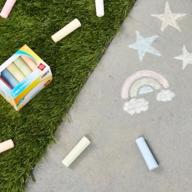 Play Day new Play Day Sidewalk Chalk, 20 Pieces, Assorted Colors.