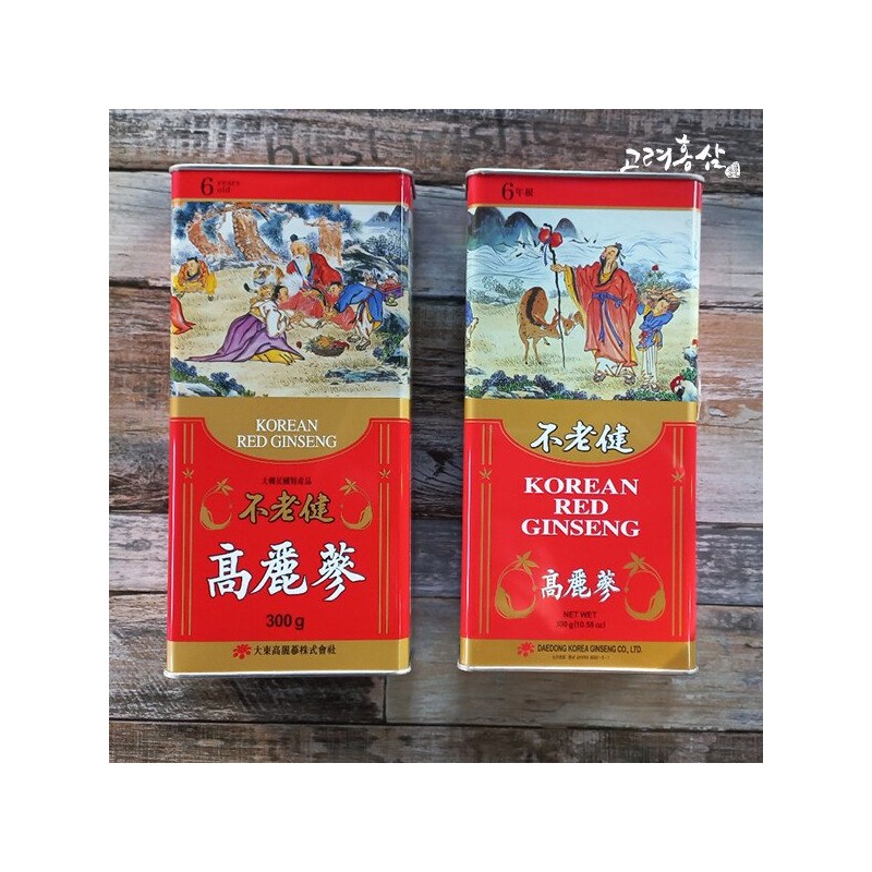 6년근고려홍삼 소편 300g(캔/홍삼/건삼) 6년근홍삼/6년근고려홍삼/홍삼/홍삼뿌리/뿌리홍삼/건홍삼 6-Year-Old Korean Red Ginseng Slices 300g
