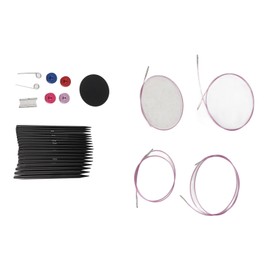 Circular Knitting Needle Set, 3-6mm Interchangeable Needles, Storage Bag Included