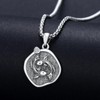 ROMANTIC WORK Zodiac Sign Necklace 925 Sterling Silver Zodiac Sign
