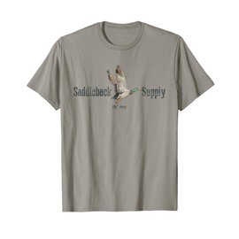 Saddleback Duck Hunting Logo Western Styled Ranch T-Shirt
