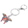 NEWEI Cute Butterfly Keychain Enamel Butterfly Pendant Gifts for Women