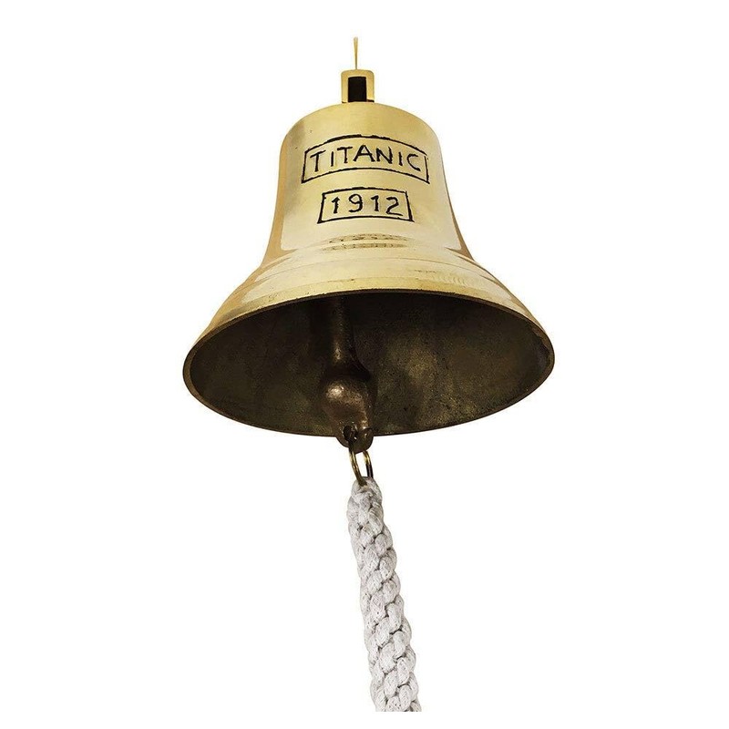zeitzone Titanic 1912 Brass Ship Bell Nostalgia Maritime 14 cm