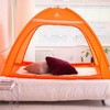 One-Touch Insulated Indoor Heating Tent (1-2 Person) - Windproof, Cold Protection, Easy Setup Against Drafts Double Door