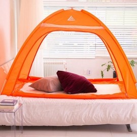 One-Touch Insulated Indoor Heating Tent (1-2 Person) - Windproof, Cold Protection, Easy Setup Against Drafts Double Door