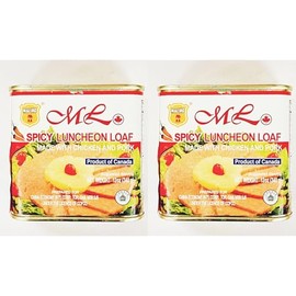 Spicy Luncheon Loaf, Chicken and Pork, 12 oz, Product of Canada,Pack Of 2