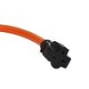 PLIS 6-50P to 6-15R/6-20R RV/Range/Generator Extension Cord,Welder Power Adapter Plug,Orange