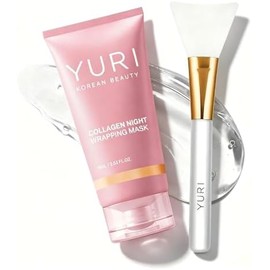Collagen Face Mask for Skincare Routine and Self-Care Beauty Merchandising - Burdvmd Trttvre YURI