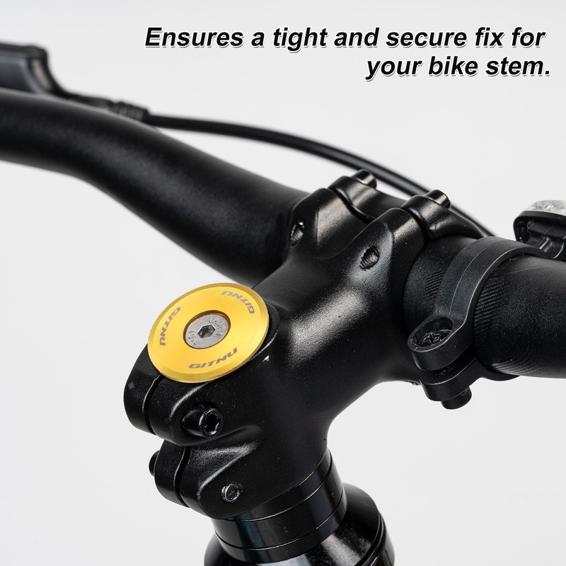 sourcing map 1-1/4 Headset Stem Top Cap Aluminum Alloy Bicycle