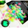 ML Paquete 100 Estrellas Fluorescentes Fosforescente Adorno