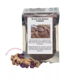 Organic Krachai Dam Herb Kaempferia parviflora Black Ginger Galingale Powder