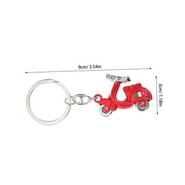 BESPORTBLE 4pcs Metal Motorcycle Keychain Durable Motorbike Keyring for Men Women Lightweight Portable for Motorcycle Enthusiasts Practical Stylish Accessories