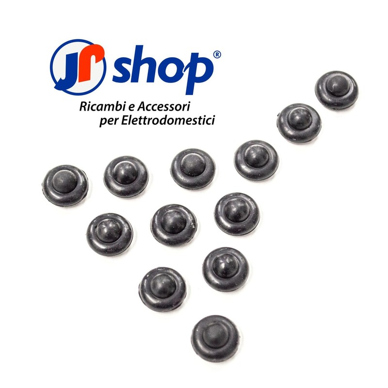 JPshop - Kit of 12 Rubber Feet for Cooking Hob