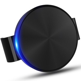 Phone Clamp for Magnetic Car Phone Holder, Aviation Aluminum Black - No MagSafe/Rings Needed, Enhanced Suction & Magnetic, Compatible with All Magnetic Holders