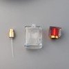 SCOLAND 30ML Square Clear Glass Spray Bottle Glass Perfume Bottle