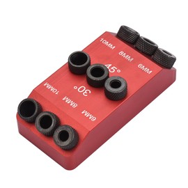 Benkeg 30°/45°/90° Guide Gauge Drill Gauge Pocket Hole Gauge 30 45 90 Degree Multi-Angle Positioner for Woodworking