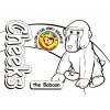 CHEEKS, GLOW IN THE DARK STICKER, BEANIE BABIES CARD SERIES