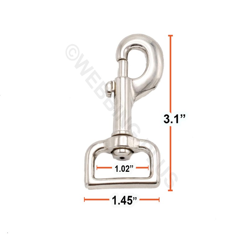 1 Inch Bolt Snap 1" Swivel Eye Pet Leash Heavy