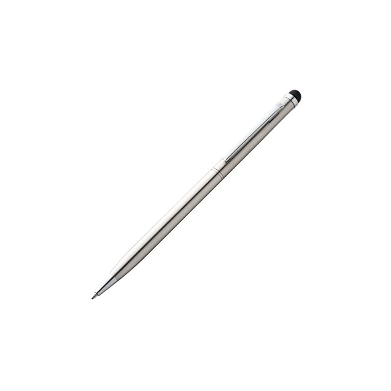 noTrash2003 Set of 10 Slim Metal Ballpoint Pens Elegant Twist