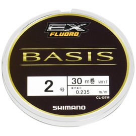 シマノ(SHIMANO) ハリス ベーシック EX フロロカーボン 30m 2.0号 ピュアクリア CL-I37M