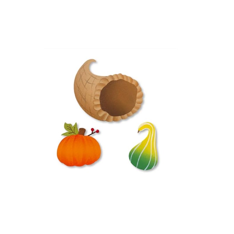 Roeda Brighten Your Life 14840M Thanksgiving Cornucopia Set of 3