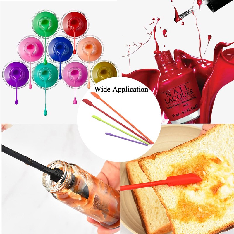 HAGBOU Beauty Spatula, 4 PCS Makeup Spatula Mini Spatula for