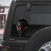 3D Skull Car Decal with Red Eyes, 2-Pack Waterproof Vehicle