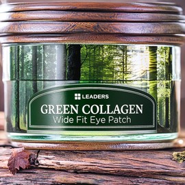 Leaders Dark Circle Eye Area Moisturizing Green Collagen Wide Fit Eye Patches (3) 60 pieces / 리더스 다크서클 눈가 보습 그린 콜라겐 와이드 핏 아이패치 3개 60개입