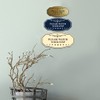 Victorian Please Watch Your Step Sign (Black Gold) - Medium