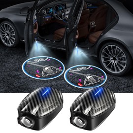 FUNGORGT 2Pcs Car Door Light Car - Door Projector Logo Light for Universal Rechargeable Courtesy LED Lights, Suitable fit All Models(Wukong)