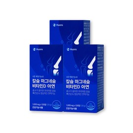 Huons Calcium Magnesium Vitamin D Zinc 6-month supply (1000mg x 120 tablets x 3 boxes) / 휴온스 칼슘 마그네슘 비타민D 아연 6개월분 (1000mg x 120정 x 3박스)