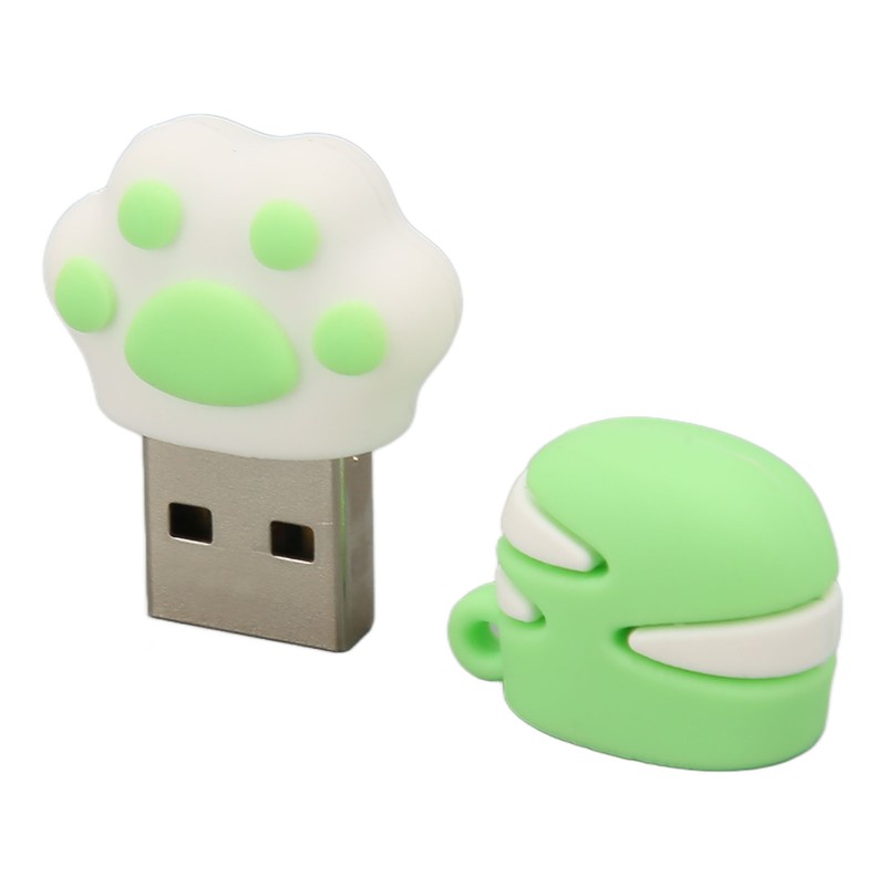 Cartoon Flash Drive Cute Cat Paw Shape Anti Electromagnetic Interference