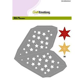 Cutting and Embossing Stencils Christmas Decoration Star 3D