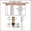 Superior Parts SP-P3 Plunger Valve Assembly Compatible with Hitachi NR83A,