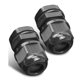 Fuel Cell Electrical Bulkhead Fitting 10GA Wire Fuel Pump Assembly Fit for10-12 Gauge Wires and 3/8npt Threads Openings, 2 Pack